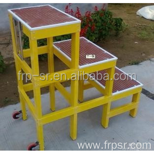 Fiberglass FRP ladder profiles